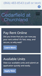 Mobile Screenshot of cedarfieldatchurchland.com